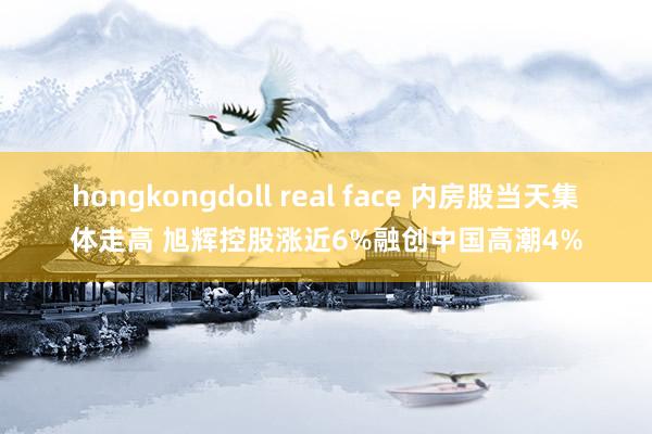 hongkongdoll real face 内房股当天集体走高 旭辉控股涨近6%融创中国高潮4%